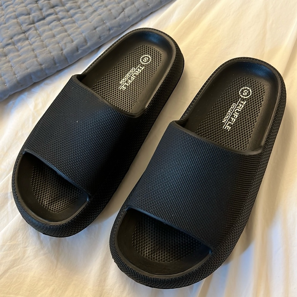Brand new black slides